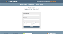 Desktop Screenshot of mail.fastmetrics.com